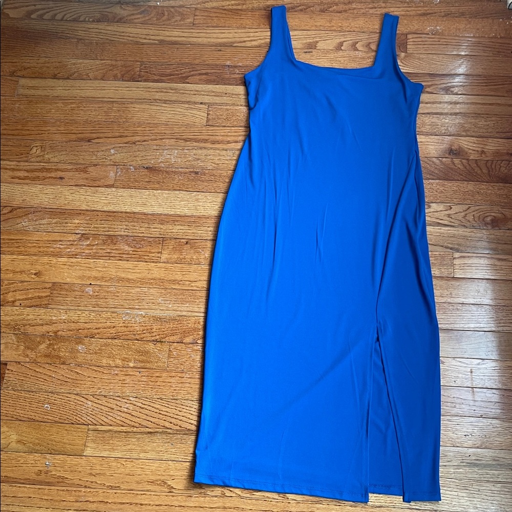 Blue Sleeveless Dress